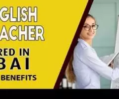 English Teacher Required in Dubai