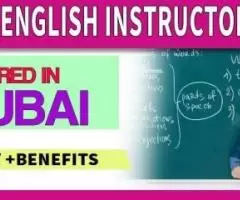 English Instructor Required in Dubai