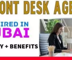 Front Desk Agent Required in Dubai