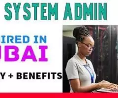 System Admin Required in Dubai