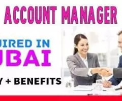 Account Manager Required in Dubai