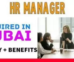 HR Manager Required in Dubai