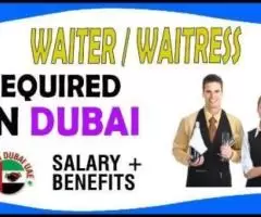 Waiter / Waitress Required in Dubai