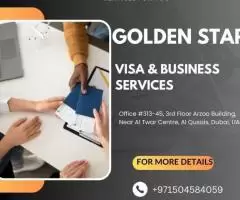 Golden Star Freelance Visa service in UAE   +971504584059