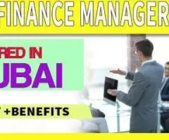 Finance Manager Required in Dubai