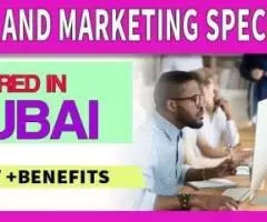 Sales And Marketing Specialist Required in Dubai