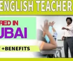 English Teacher Required in Dubai