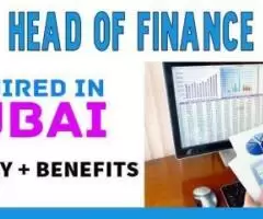 Head of Finance Required in Dubai