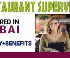 Restaurant Supervisor Required in Dubai