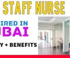 Staff Nurse Required in Dubai