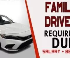 Family Driver Required in Dubai