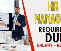 HR Manager Required in Dubai