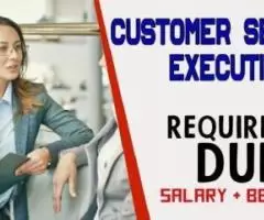 Customer Service Executive Required in Dubai