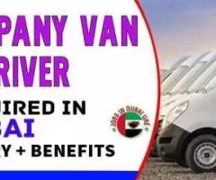 Company Van Driver Required in Dubai