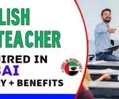 English Teacher Required in Dubai