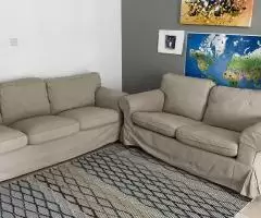 2 IKEA SOFAS washable covers