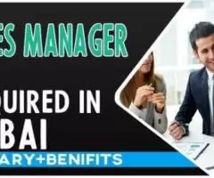 Sales Manager Required in Dubai