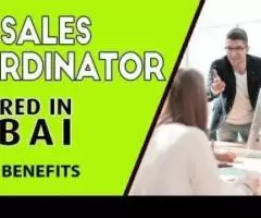 Sales Coordinator Required in Dubai