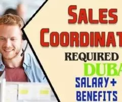 Sales Coordinator Required in Dubai