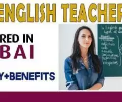 English Teacher Required in Dubai