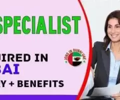 HR Specialist Required in Dubai