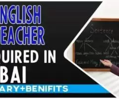 English Teacher Required in Dubai