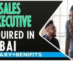 Sales Executive Required in Dubai