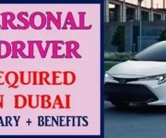 Personal Driver Required for Dubai