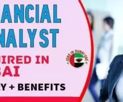 Financial Analyst Required in Dubai