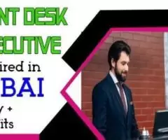 Front Desk Executive Required in Dubai