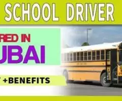 School Bus Driver Required in Dubai