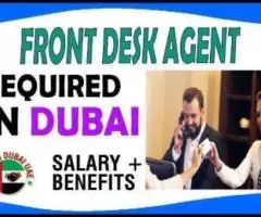 Front Desk Agent Required in Dubai