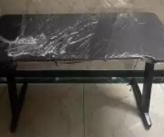 Gaming desk with led light