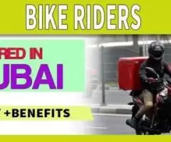 Bike Riders Required in Dubai