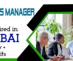 Sales Manager Required in Dubai