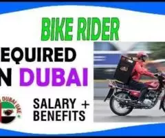 Bike Riders for Delivery Required in Dubai