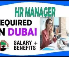 HR Manager Required in Dubai