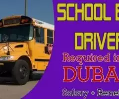 School Bus Driver Required in Dubai