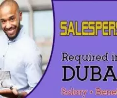 Salesperson Required in Dubai