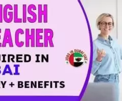 English Teacher Required in Dubai