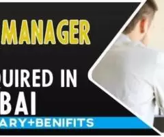 HR Manager Required in Dubai