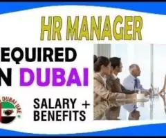 HR Manager Required in Dubai