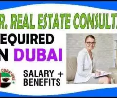 Sr. Real Estate Consultants Required in Dubai