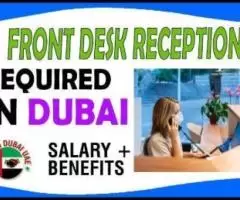 Front Desk Receptionist Required in Dubai