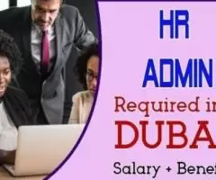 HR Admin Required in Dubai