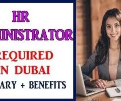 HR Administrator Required in Dubai