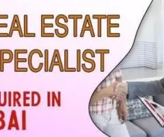 Real Estate Specialist Required in Dubai