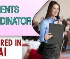 Events Coordinator Required in Dubai