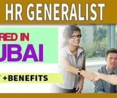 HR Generalist Required in Dubai