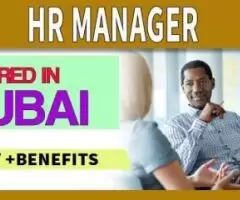 Human Resources Manager Required in Dubai